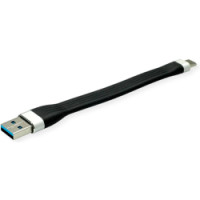Kabel USB3.2 Gen 1na  TIP A-C,  M/M, 0.11m, crn